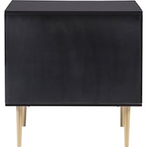 sumo black nightstand   