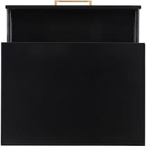 sumo black nightstand   