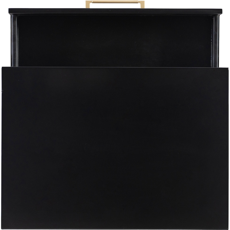 sumo black nightstand   