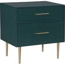 sumo green nightstand   