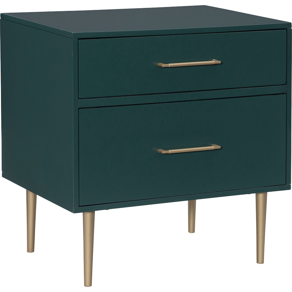 sumo green nightstand   