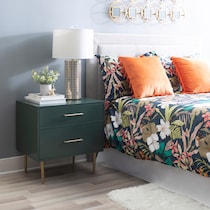 sumo green nightstand   
