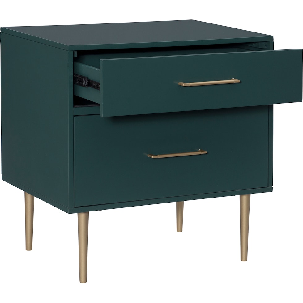 sumo green nightstand   
