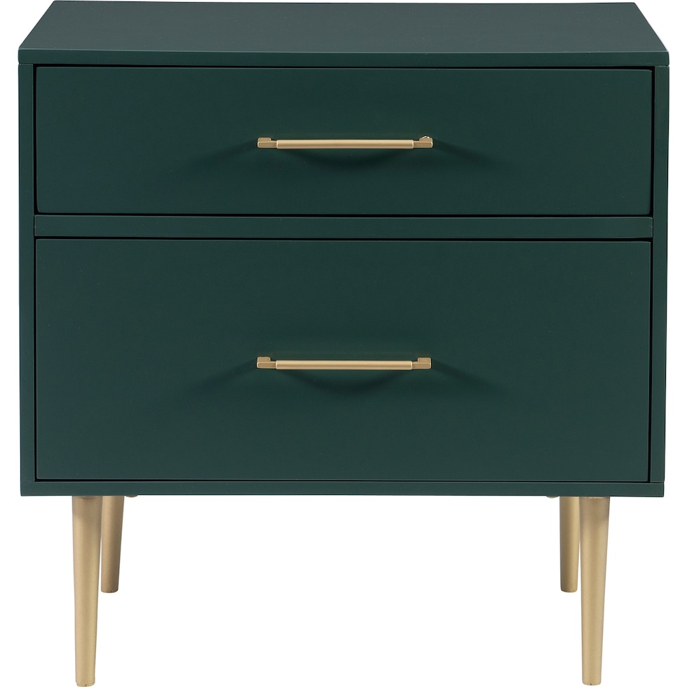 sumo green nightstand   