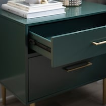 sumo green nightstand   