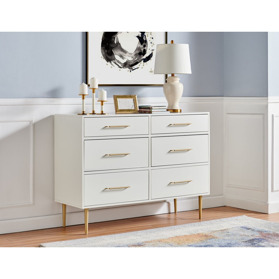 sumo white dresser   