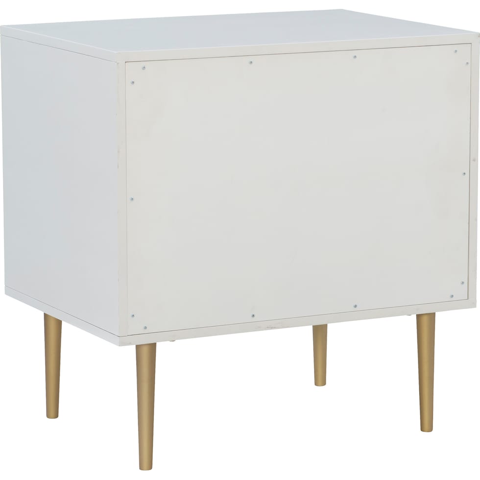 sumo white nightstand   