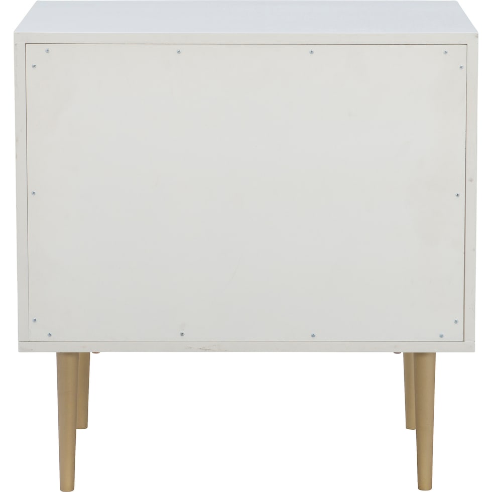 sumo white nightstand   
