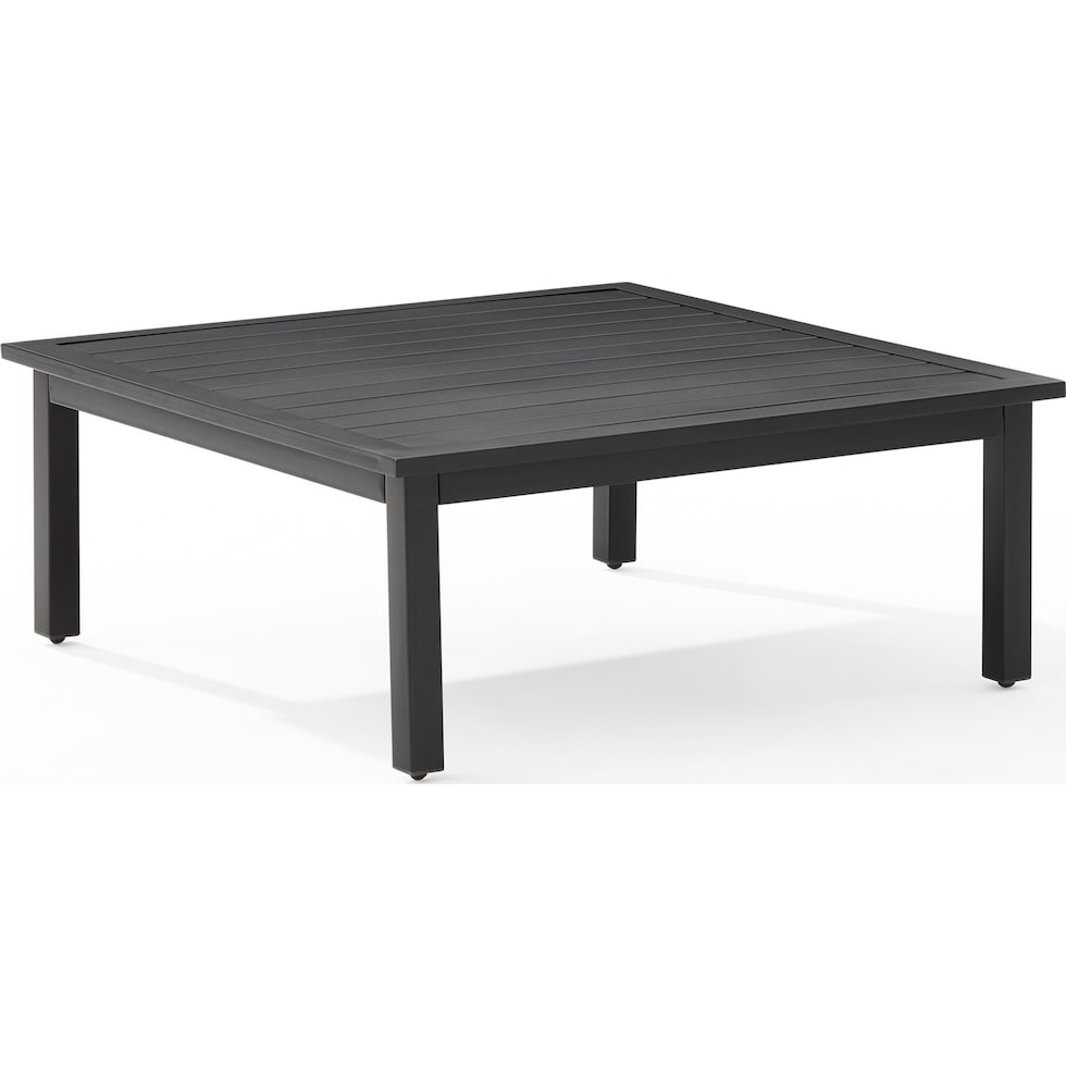 sun terrace black outdoor coffee table   