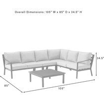 sun terrace dimension schematic   