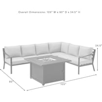 sun terrace dimension schematic   