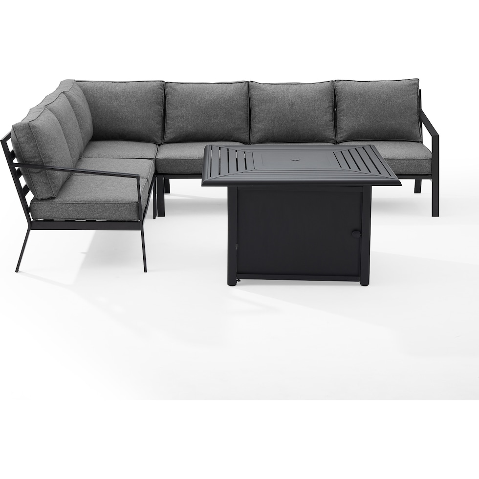 sun terrace gray  pc outdoor living   