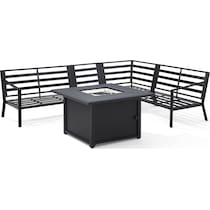 sun terrace gray  pc outdoor living   