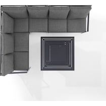 sun terrace gray  pc outdoor living   