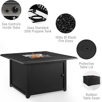 sun terrace gray  pc outdoor living   