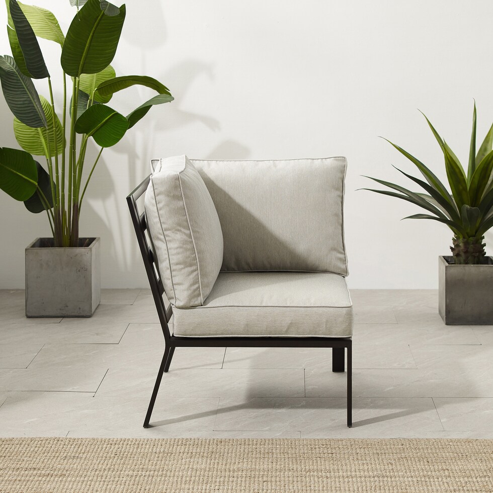 sun terrace gray outdoor chair   