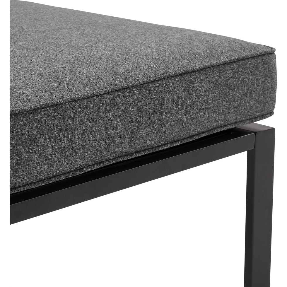 sun terrace gray outdoor sectional set   