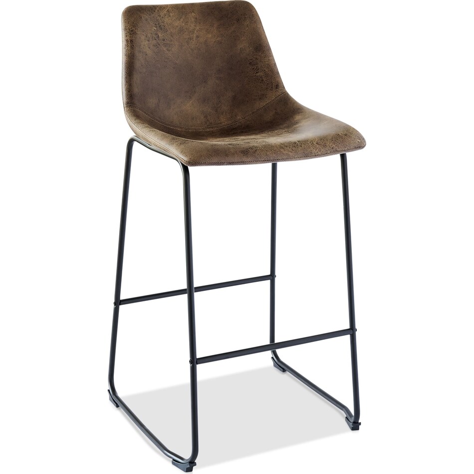 sunny dark brown bar stool   