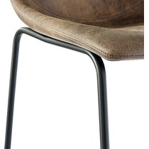 sunny dark brown bar stool   