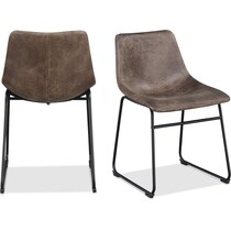 sunny dark brown counter height stool   