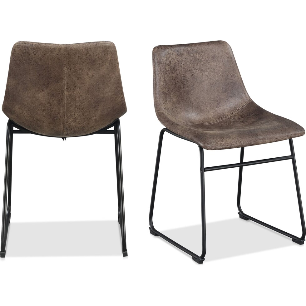 sunny dark brown counter height stool   