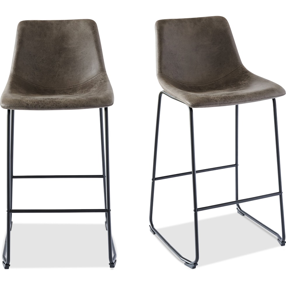 sunny gray bar stool   