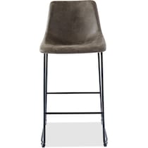 sunny gray bar stool   