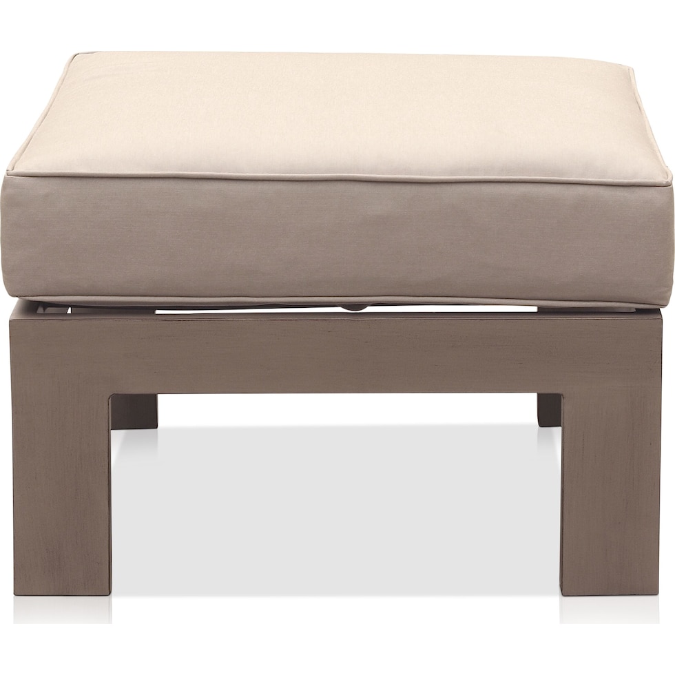 surfside neutral outdoor ottoman   