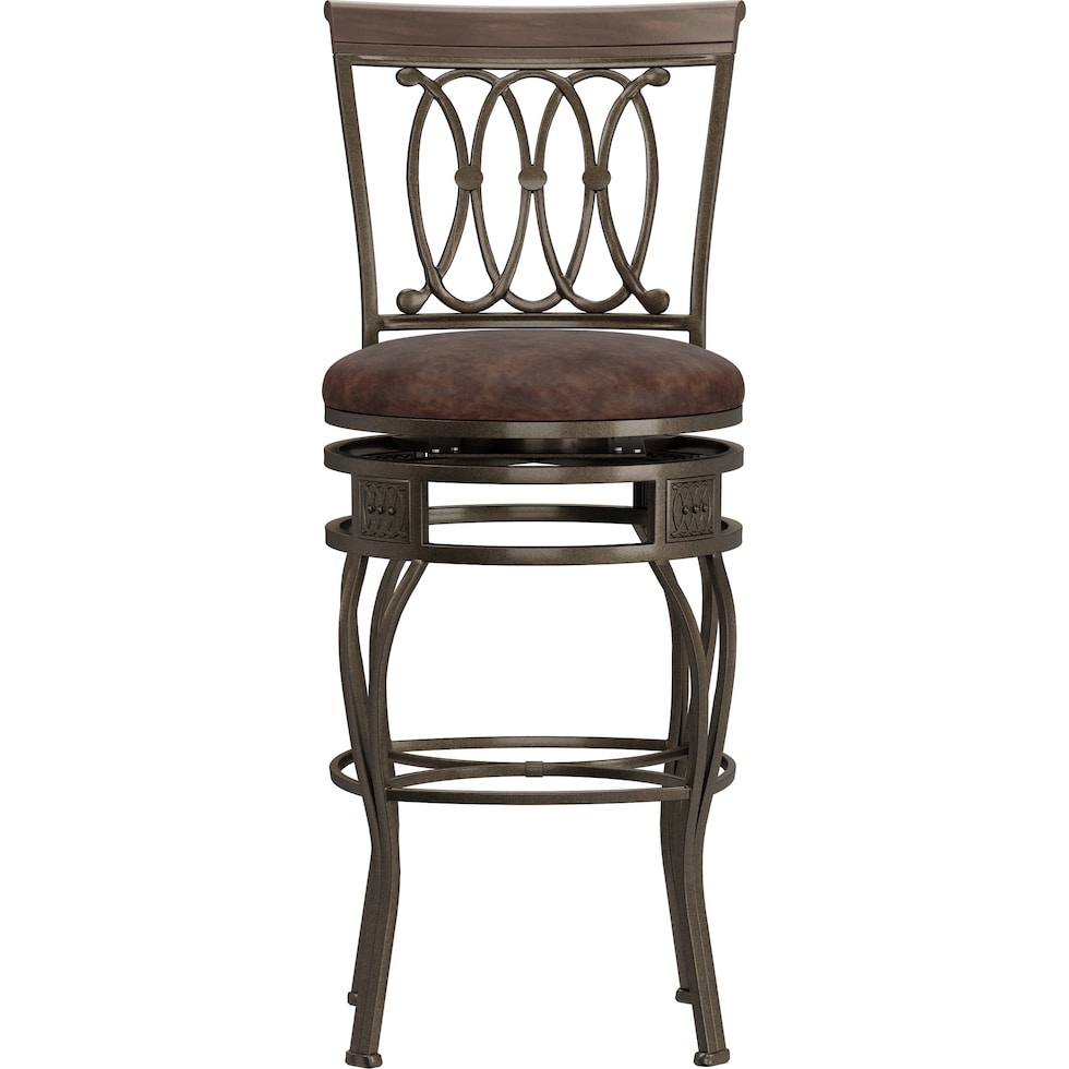 susan dark brown bar stool   