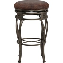 susan dark brown bar stool   