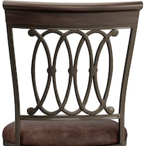susan dark brown counter height stool   