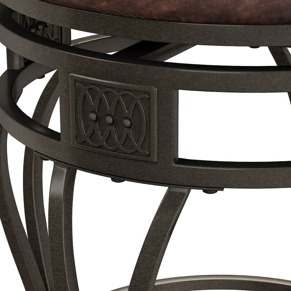 susan dark brown counter height stool   