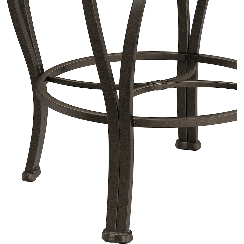 susan dark brown counter height stool   