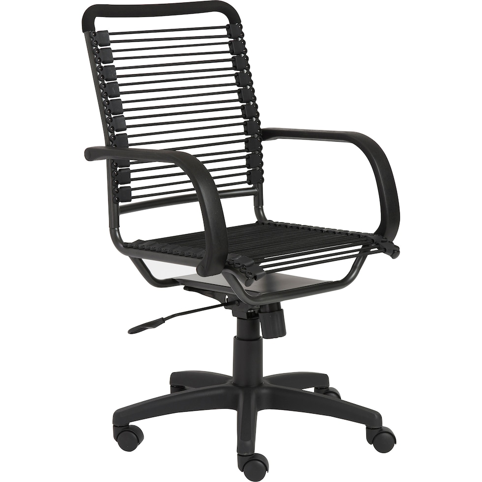 suze black office chair   