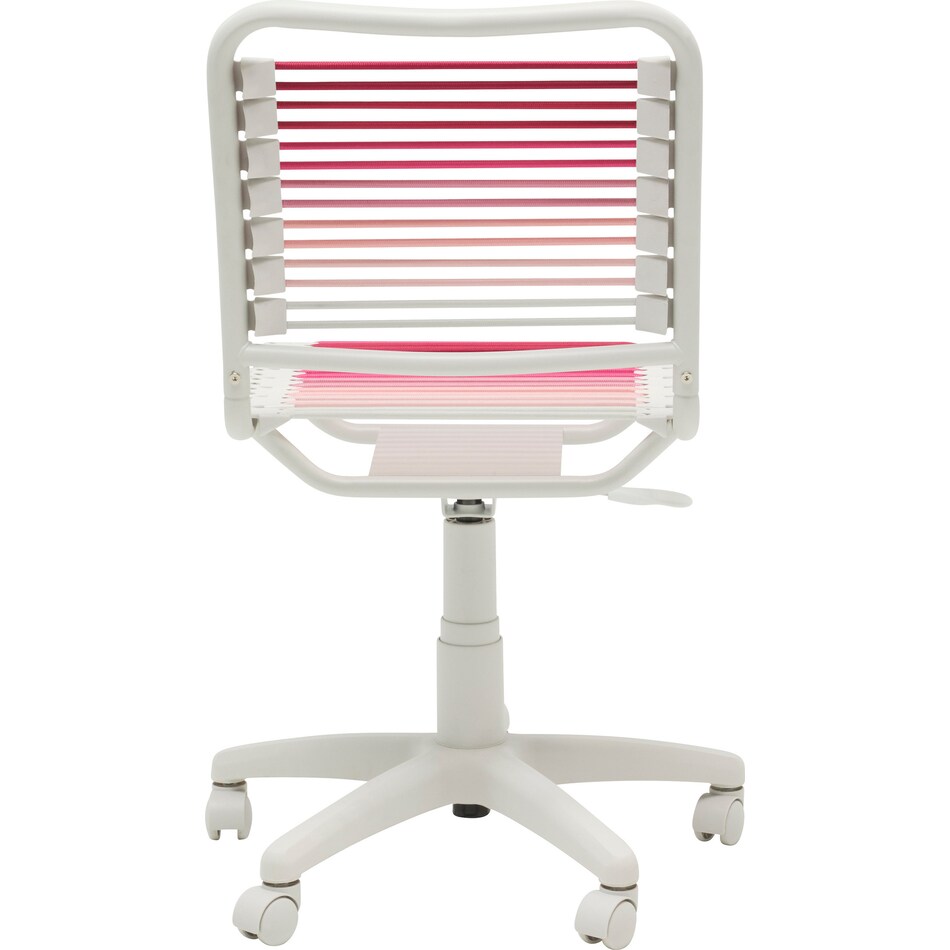 suze blush white office chair   