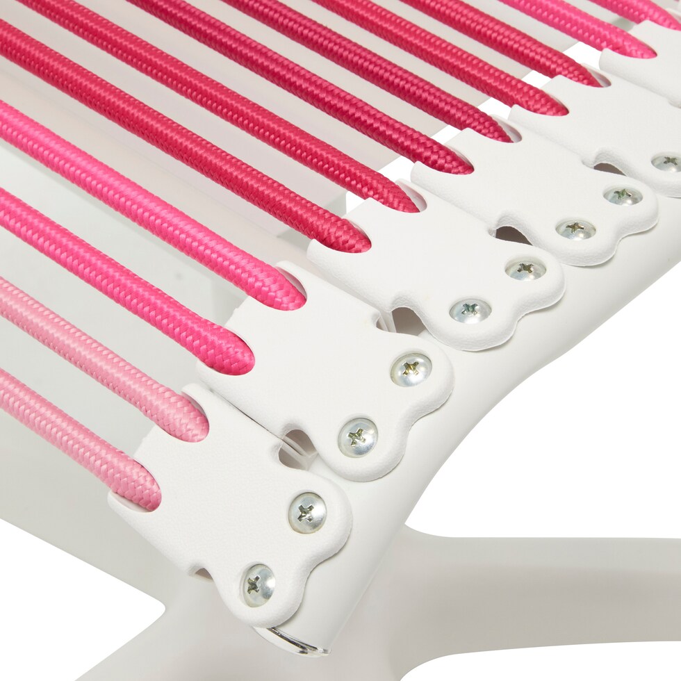 suze blush white office chair   