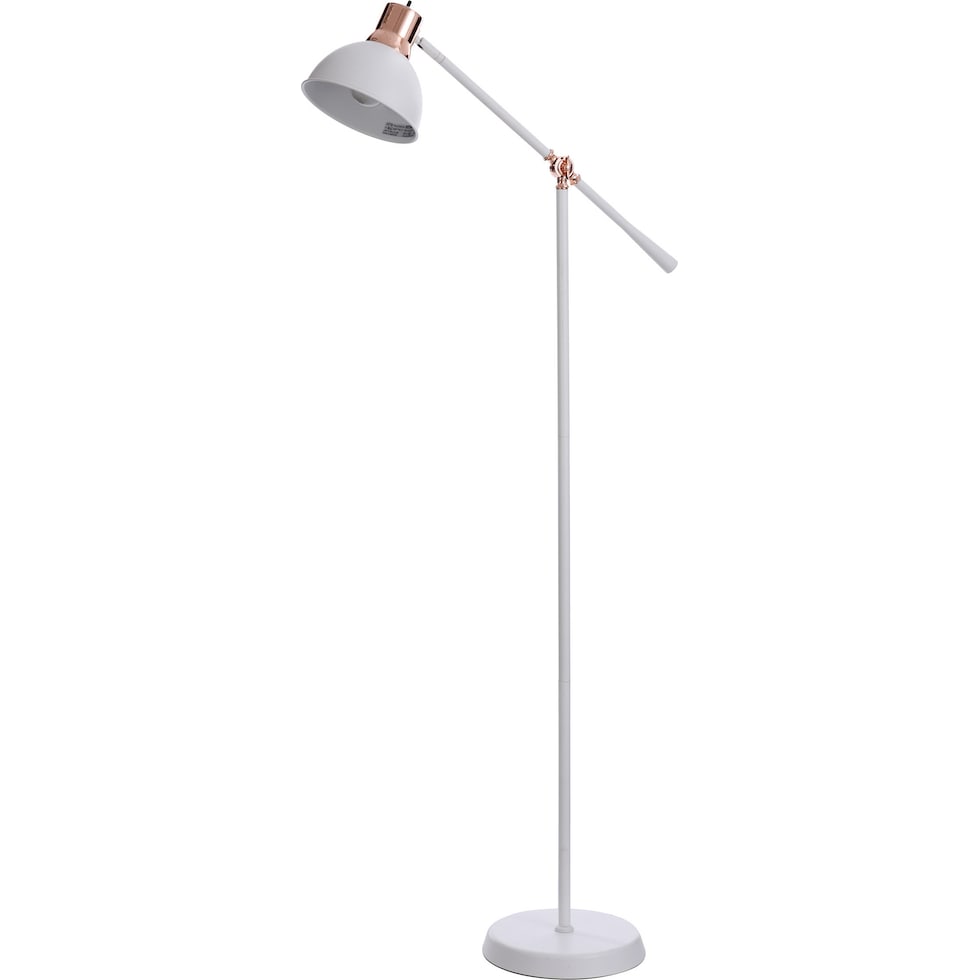 svetlana white floor lamp   