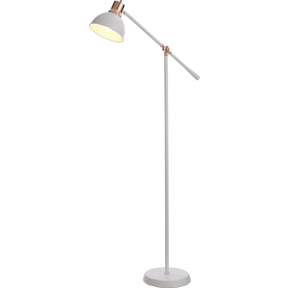 svetlana white floor lamp   