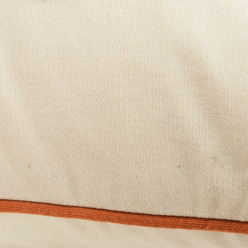 sweater weather rust accent pillow   