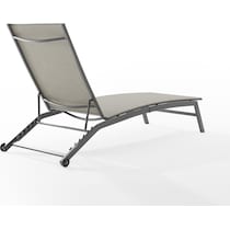 swell gray outdoor chaise   