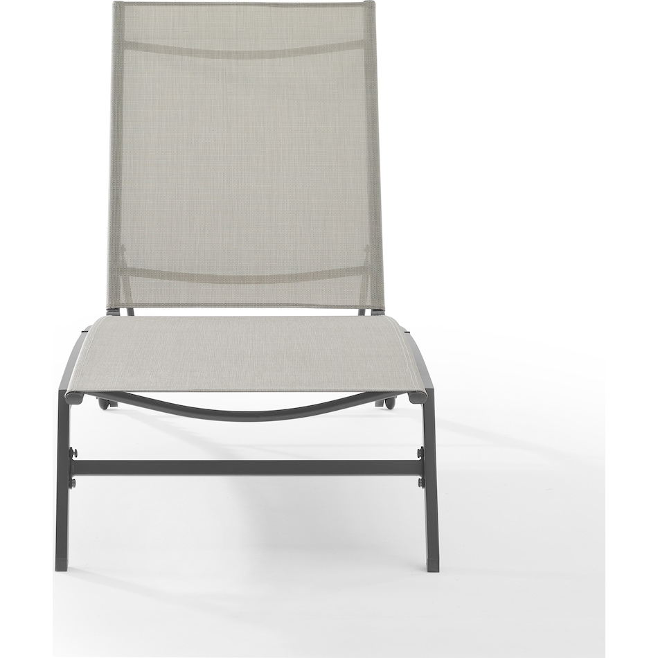 swell gray outdoor chaise   
