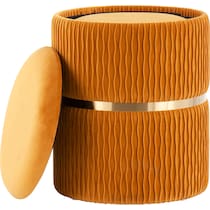 swift gold orange ottoman   