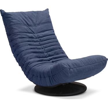 Swivel Gaming Chair - Blue