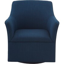 sycamore blue accent chair   