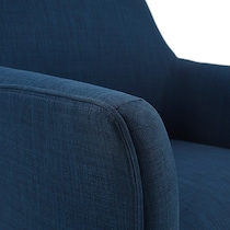 sycamore blue accent chair   