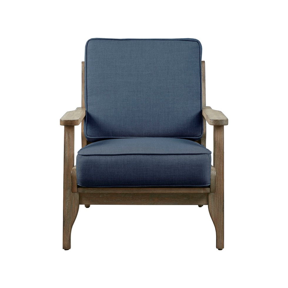 sylvain blue accent chair   