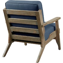 sylvain blue accent chair   