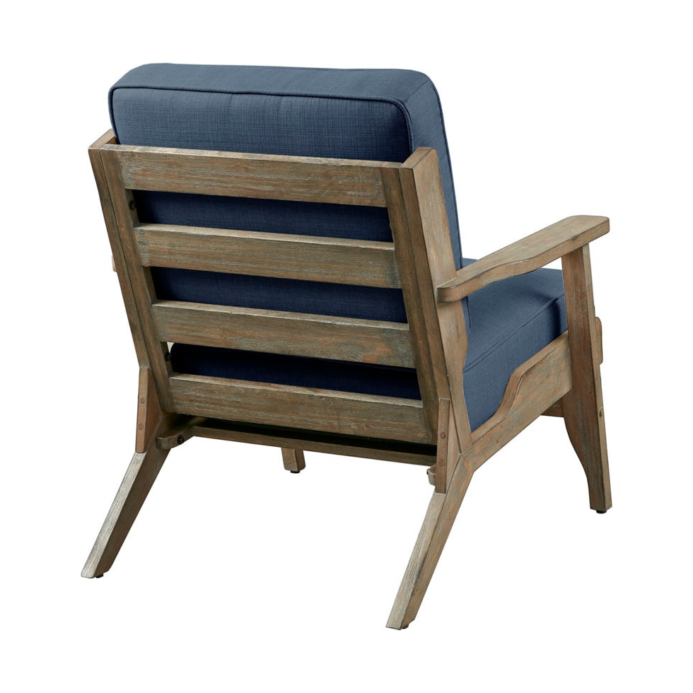 sylvain blue accent chair   