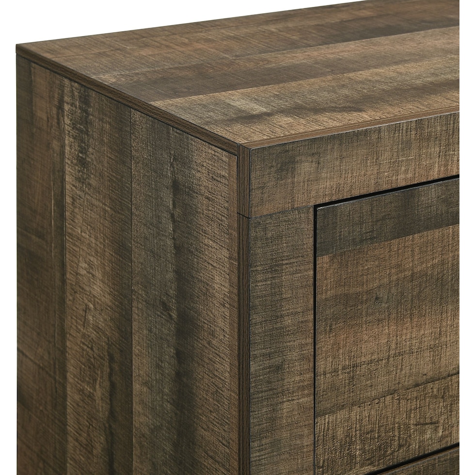 sylvester dark brown nightstand   