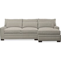 synergy oatmeal  pc sectional with right facing chaise   